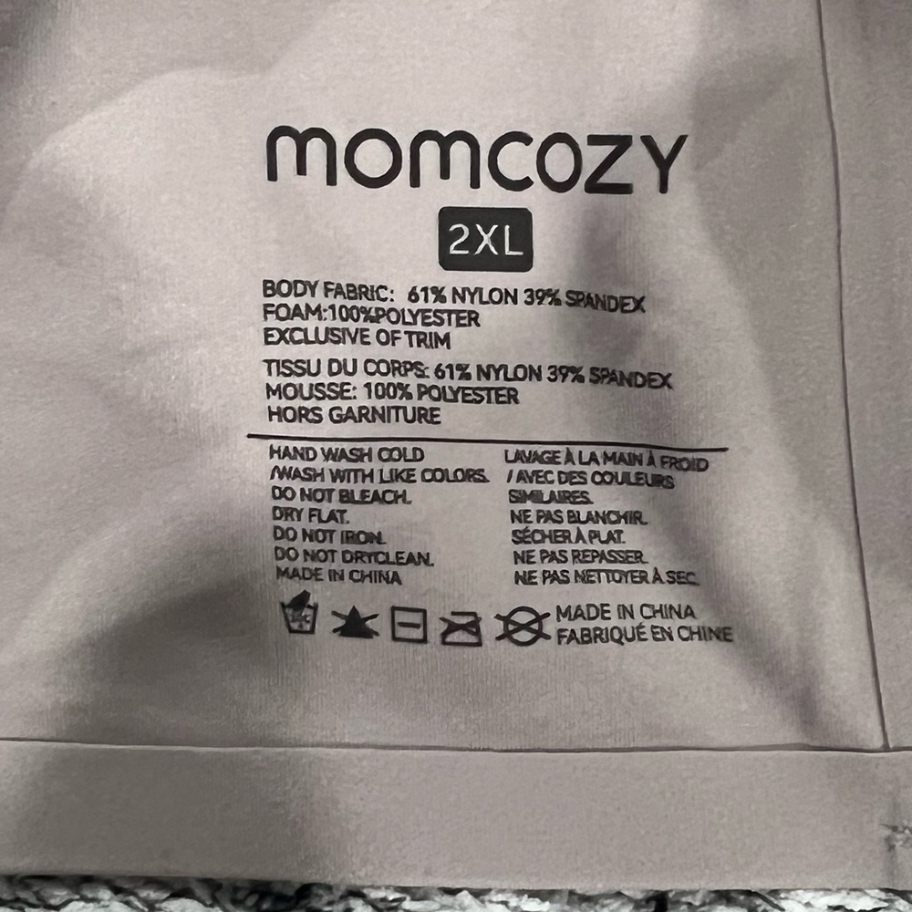 NWT Momcozy 2XL Beige nursing Bra - Picture 4 of 6